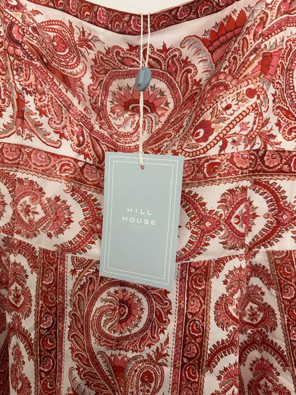 Hill House Mini Dress in Coral Paisley - Picture 7 of 10
